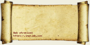 Andjelina Damjanov vizit kartica